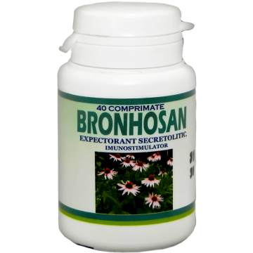 BronhoSan [Expectorant secretolitic, Imunostimulator] 40cp - ELIDOR