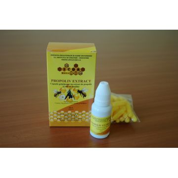 Capsule propolis ulei masline Propoliv 30cps - INSTITUT APICOL