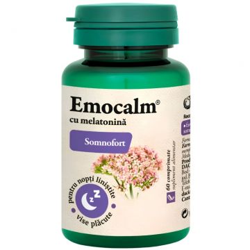 Emocalm melatonina Somnofort 60cp - DACIA PLANT