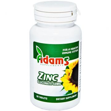 Zinc gluconat 50mg 60cp - ADAMS