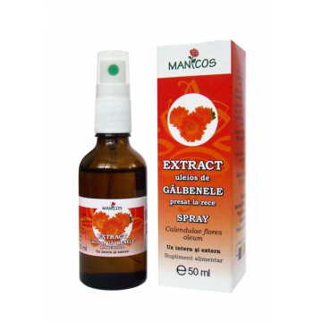 Extract uleios galbenele spray 50ml - MANICOS