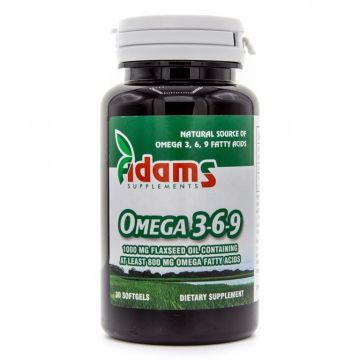 Omega369 ulei seminte in 1000mg 30cps - ADAMS