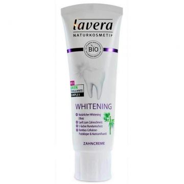 Pasta dinti particule celuloza bambus Whitening 75ml - LAVERA