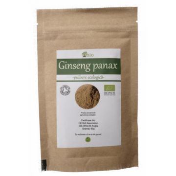 Pulbere ginseng panax bio 60g - OBIO