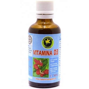 Vitamina D3 picaturi 50ml - HYPERICUM PLANT
