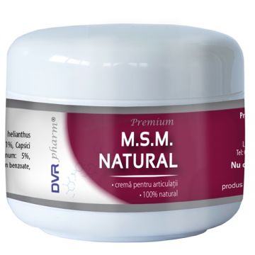 Crema articulatii MSM natural 50ml - DVR PHARM