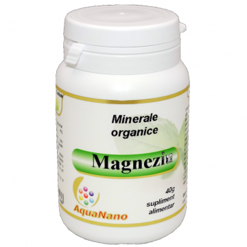 Magneziu organic pulbere Minerale 40g - AQUA NANO