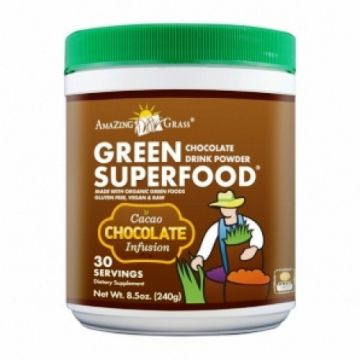 Pulbere Green Superfood ciocolata 240g - AMAZING GRASS