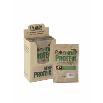 Pulbere proteica canepa raw 20g - PULSIN