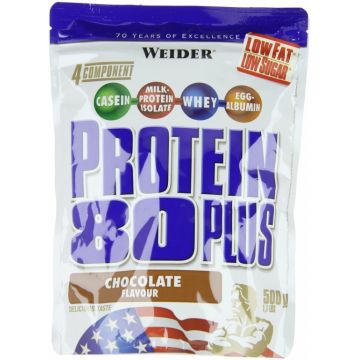 Pulbere proteica mix 4sort 80+ ciocolata 500g - WEIDER