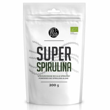 Pulbere spirulina 200g - DIET FOOD