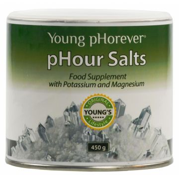 Saruri alcalinizate pHour Salts 450g - YOUNG PHOREVER