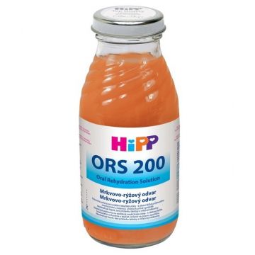 Suc rehidratare morcov orez ORS 200 bebe +6luni 200ml - HIPP