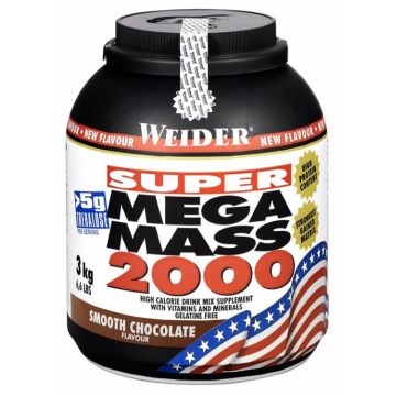 Super mega mass 2000 ciocolata 3kg - WEIDER