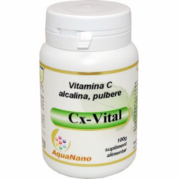 Vitamina C alcalina CX Vital pulbere 100g - AQUA NANO