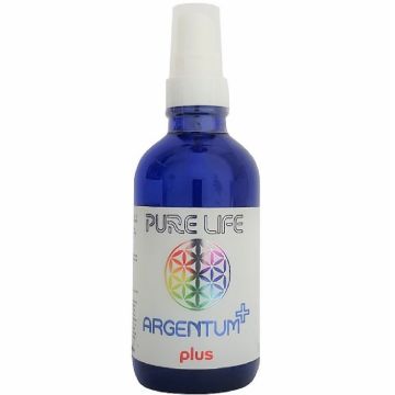 Argint coloidal 10ppm Argentum+ plus pulverizator 120ml - PURE LIFE