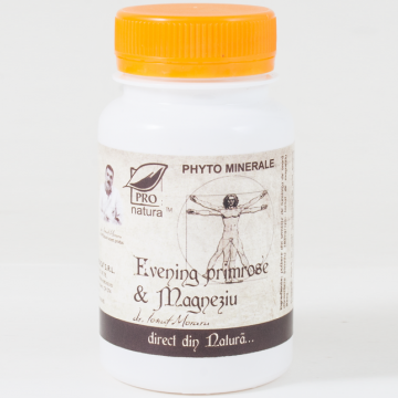 Evening primrose magneziu 60cps - MEDICA