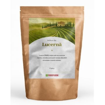 Pulbere lucerna verde 250g - PARAPHARM