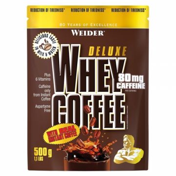 Pulbere proteica zer cafea instant Deluxe 500g - WEIDER