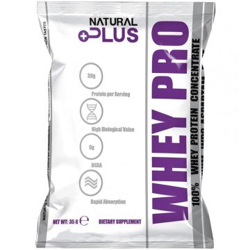 Pulbere proteica zer concentrat Whey pro 1pl - NATURAL PLUS