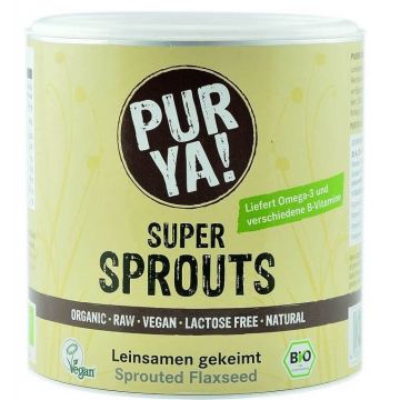 Pulbere seminte in germinate raw Super Sprouts eco 220g - PUR YA