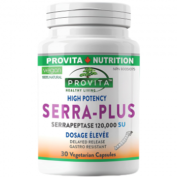 Serra Plus [Serrapeptaza] 30cps - PROVITA NUTRITION