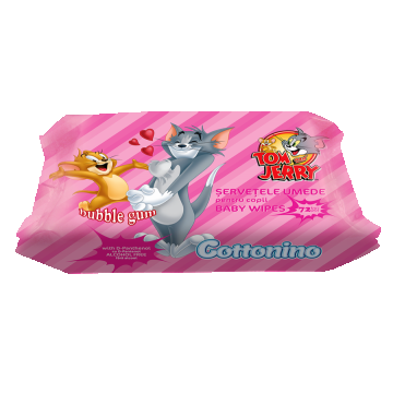 Servetele umede copii bubble gum 72b - COTTONINO