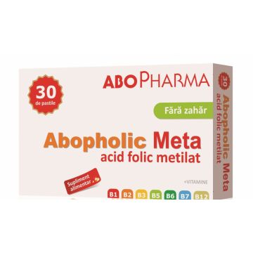 Acid folic metilat [B1 B2 B3 B5 B6 B7 B12] 30cp - ABOPHARMA