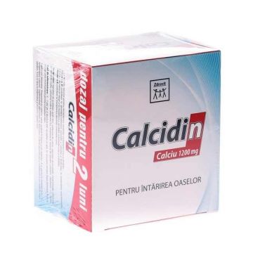 Calcidin calciu 1200mg D3 K 60pl - NATUR PRODUKT