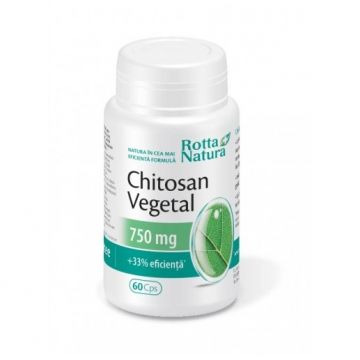Chitosan vegetal 750mg 60cps - ROTTA NATURA