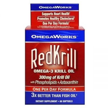 Omega3 kriil oil 300mg RedKrill 60cps - WINDMILL HEALTH