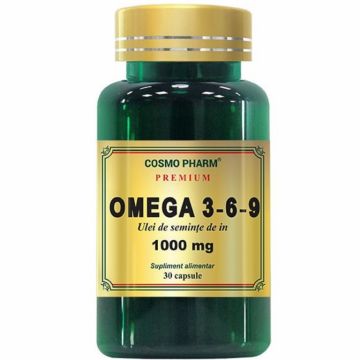 Omega369 ulei seminte in 1000mg 30cps - COSMO PHARM