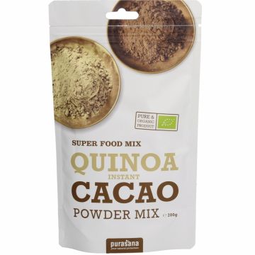 Pulbere instant quinoa cacao lucuma bio 200g - PURASANA