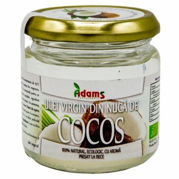 Ulei cocos virgin eco 200ml - ADAMS