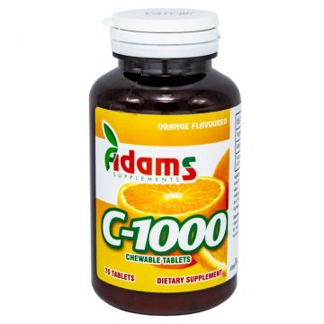 Vitamina C 1000mg portocale 70cp - ADAMS