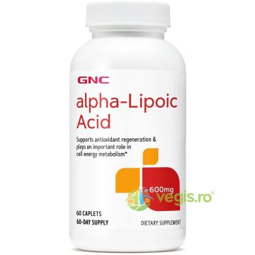 Acid Alfa Lipoic (Alpha Lipoic Acid) 600mg 60tb