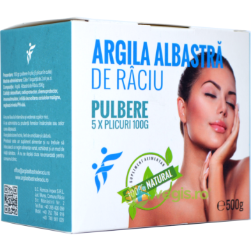 Argila Albastra De Raciu 5 plicuri x 100g