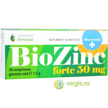 Biozinc Forte 50mg 30cpr
