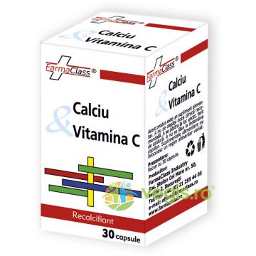 Calciu si Vitamina C 30cps
