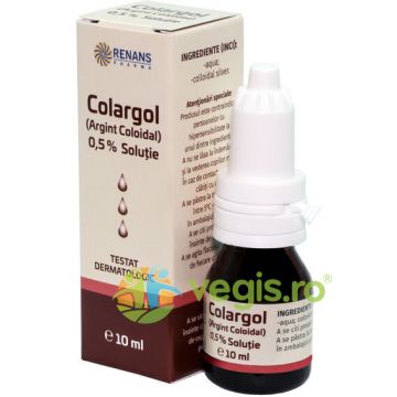 Colargol Argint Coloidal 0.5% Solutie 10ml