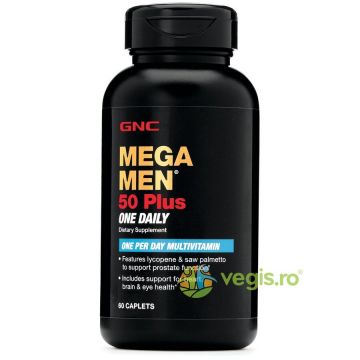 Complex de Multivitamine pentru Barbati 50 Plus Mega Men 60tb