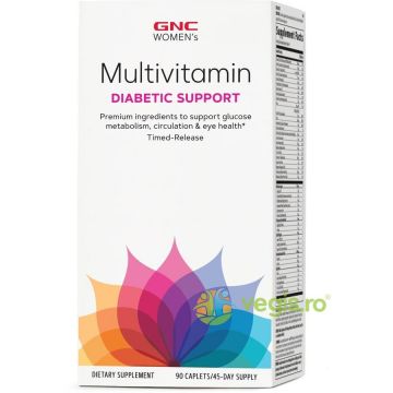 Complex de Multivitamine Suport Diabetic pentru Femei 90tb cu eliberare prelungita