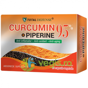 Curcumin + Piperine 95% Total Defense 10cps