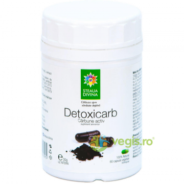 Detoxicarb Carbune Vegetal Activ 60cps vegetale