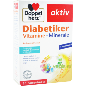 Diabetiker Vitamine + Minerale Aktiv 30cpr