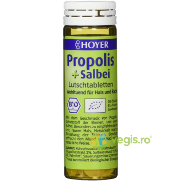 Dropsuri cu Propolis si Salvie Ecologice/Bio 60buc