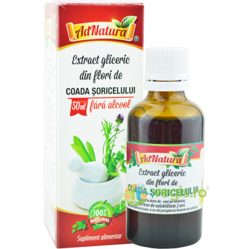 Extract Gliceric din Flori de Coada Soricelului fara Alcool 50ml