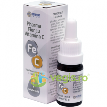 Fier cu Vitamina C Solutie Orala 10ml