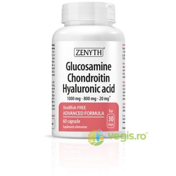 Glucosamine Chondroitin Hyaluronic Acid 1000mg-800mg-20mg 60cps