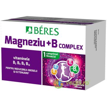 Magneziu + B Complex 50cpr